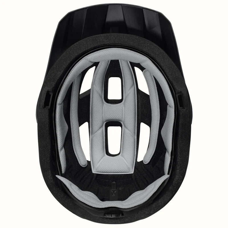 Matte black Retrospec Rowan mountain bike helmet for eBikes, side view, size 7