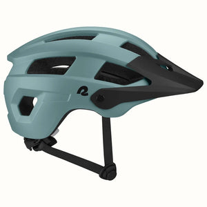 Matte evergreen Retrospec Rowan mountain bike helmet for eBikes, side view, product image