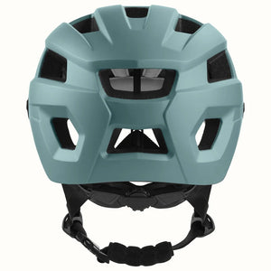 Matte evergreen Retrospec Rowan mountain bike helmet for eBikes, side view, size 6