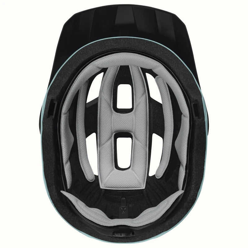 Matte evergreen Retrospec Rowan mountain bike helmet for eBikes, side view, size 7