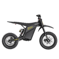 Heybike Villain electric bike in Midnight Black, side view, displayed against a plain background