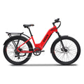 Gray Kasen City 2.0 eBike packaged inside a cardboard shipping box