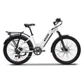 Gray Kasen City 2.0 eBike on a white background, ready to ride, side view