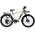 Kasen Cross eBike in sand color, side view, ready to ride, displayed against a plain background.