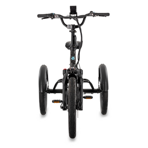 Lectric XP Trike 2 electric tricycle in Tempest Gray, side view, product image