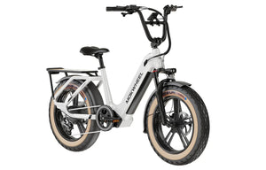 White Mokwheel Scoria eBike, side view, model 8511166, against a plain background.