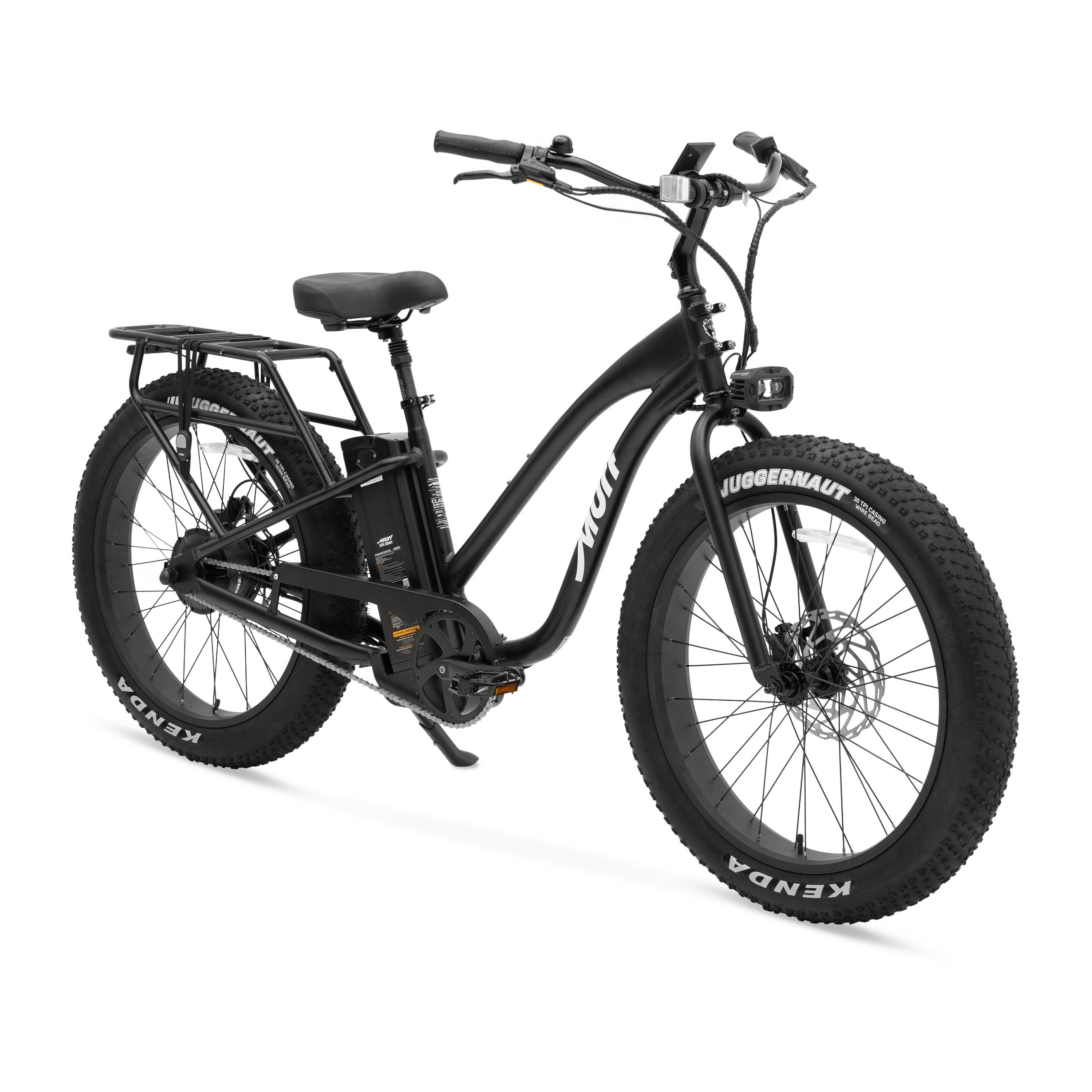 Obsidian Black Murf Alpha ST eBike side view against a white background