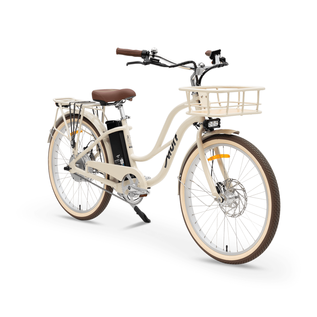 eBike MURF Gigi Cruiser in Bone color, product image, available for pre-order with expected release on October 15th