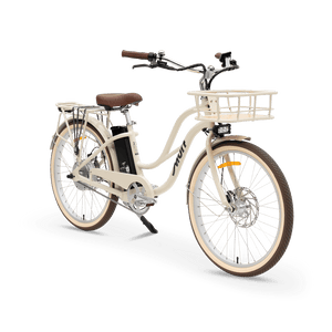 eBike MURF Gigi Cruiser in Bone color, product image, available for pre-order with expected release on October 15th