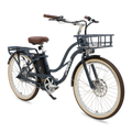 Marine blue Murf Gigi eBike side view against a white background