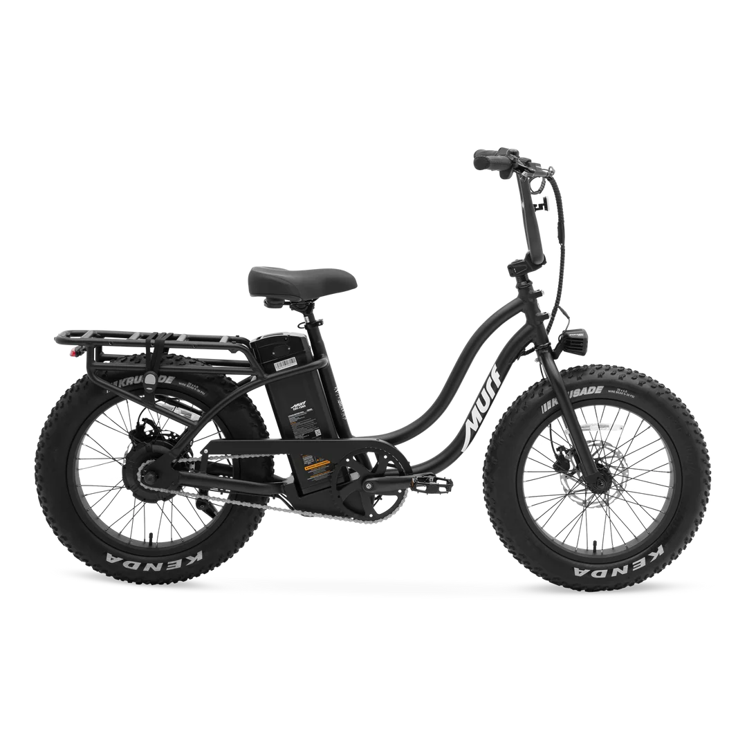 Obsidian Black Murf Higgs ST electric bike side view against a white background