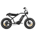 Metallic black Raev Bullet eBike side view showcasing sleek frame and modern design