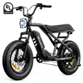Metallic black Raev Bullet X eBike side view, showcasing sleek frame and modern design