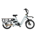 Gray eBike Revi Flux electric bicycle side view on white background