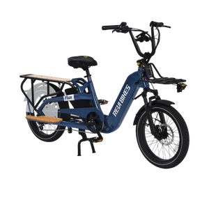 A sleek eBike Revi Flux in Nebula 2 color, shown from a side angle highlighting its modern frame, integrated battery, and stylish design.