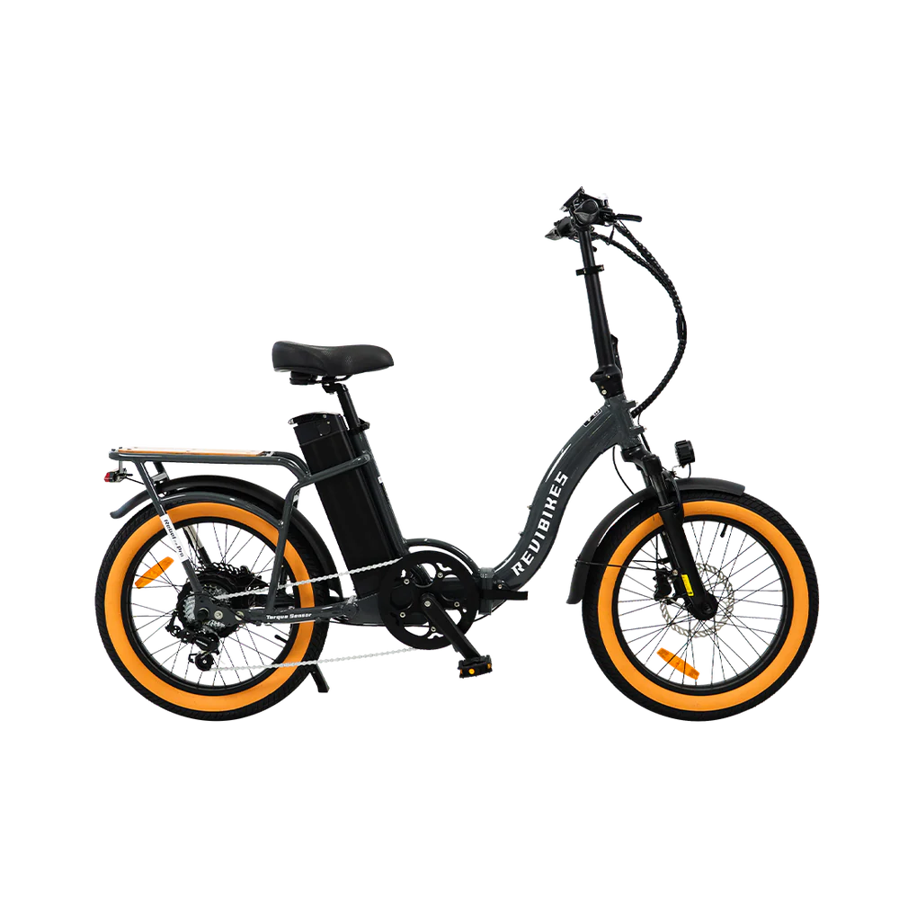 eBike Revi Rebel.2 Pro electric bicycle in anthracite color, side view