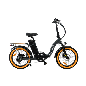 eBike Revi Rebel.2 Pro electric bicycle in anthracite color, side view