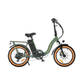 eBike Revi Rebel 2 electric bike in Wild Green color, side view, displayed against a white background