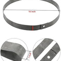 Product image of eBike rim tape, measuring 16 inches in diameter and 25mm in width, displayed as a coiled strip.