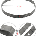 Product image of eBike rim tape, measuring 18 inches in diameter and 25mm in width, shown as a rolled strip.