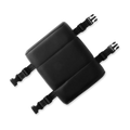 Black eBike seat pad for Murf cargo bike, shown as a product accessory against a plain background.
