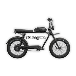 Super73 S2 Laguna eBike in Agave Green, side view, showcasing frame design and tires