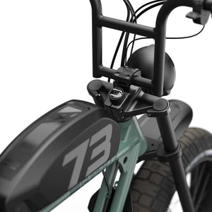 Super73 S2 Laguna eBike in Agave Green, side view, showcasing frame design and tires
