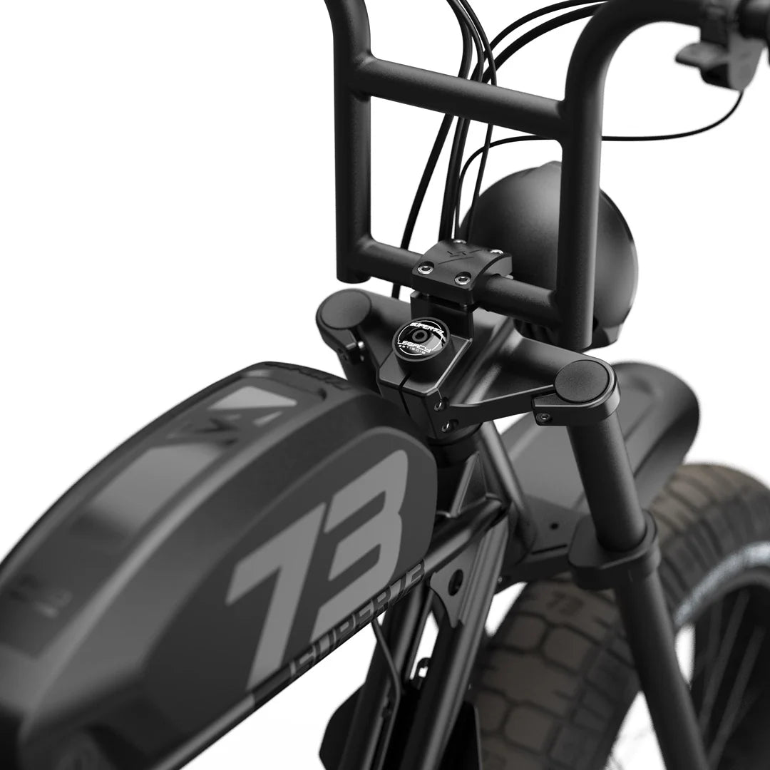 Super73 S2 electric bike in Blackout color, side view, displayed on a white background