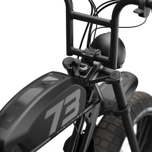Super73 S2 electric bike in Blackout color, side view, displayed on a white background