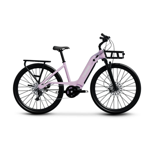 Lilac purple eBike Superhuman Moonrider, side view, showcasing sleek frame and modern design