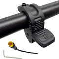 Product image of the Macfox thumb throttle part for an ebike, showing the black thumb-operated throttle with attached wiring and connector.