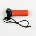 Black Super73 K1D eBike throttle with attached wiring, shown on a white background.