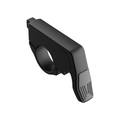 A close-up view of the Urtopia Fold ST eBike thumb throttle attached to the handlebar.