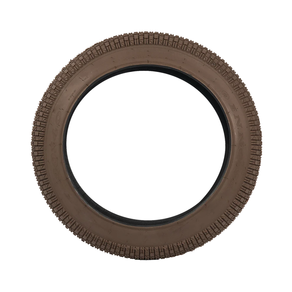 Innova 20x4 eBike tire with tan sidewall and tread, product image showing tire profile and design