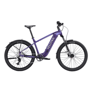 Velotric Summit 2 electric bike in Galaxy Purple color, side view, against a white background