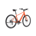 Velotric T1 ST Plus eBike in Lava color, side view, showcasing sleek frame and integrated battery