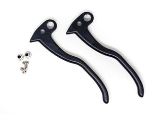 Front and rear brake lever blades, service brake pads, and brake discs for Ebox Dragster 2000 e-bike, displayed by Ebike Super Shop.
