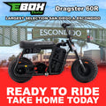 eMOTO Stomp Ebox Dragster 60 R - Black - Ready to Ride
