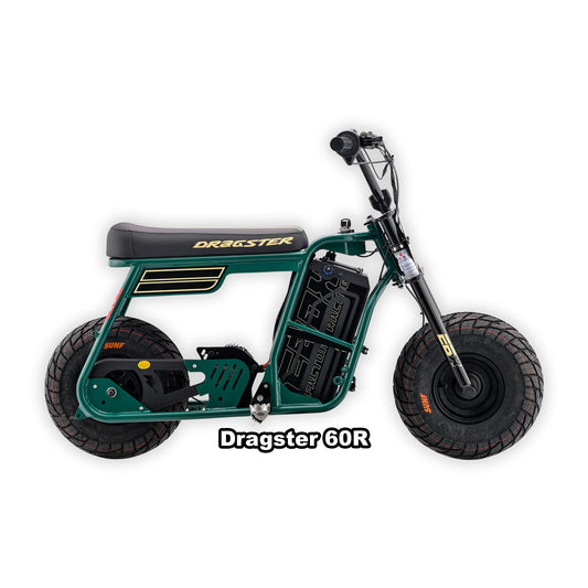 eMOTO Stomp Ebox Dragster 60 R - Green - In Box