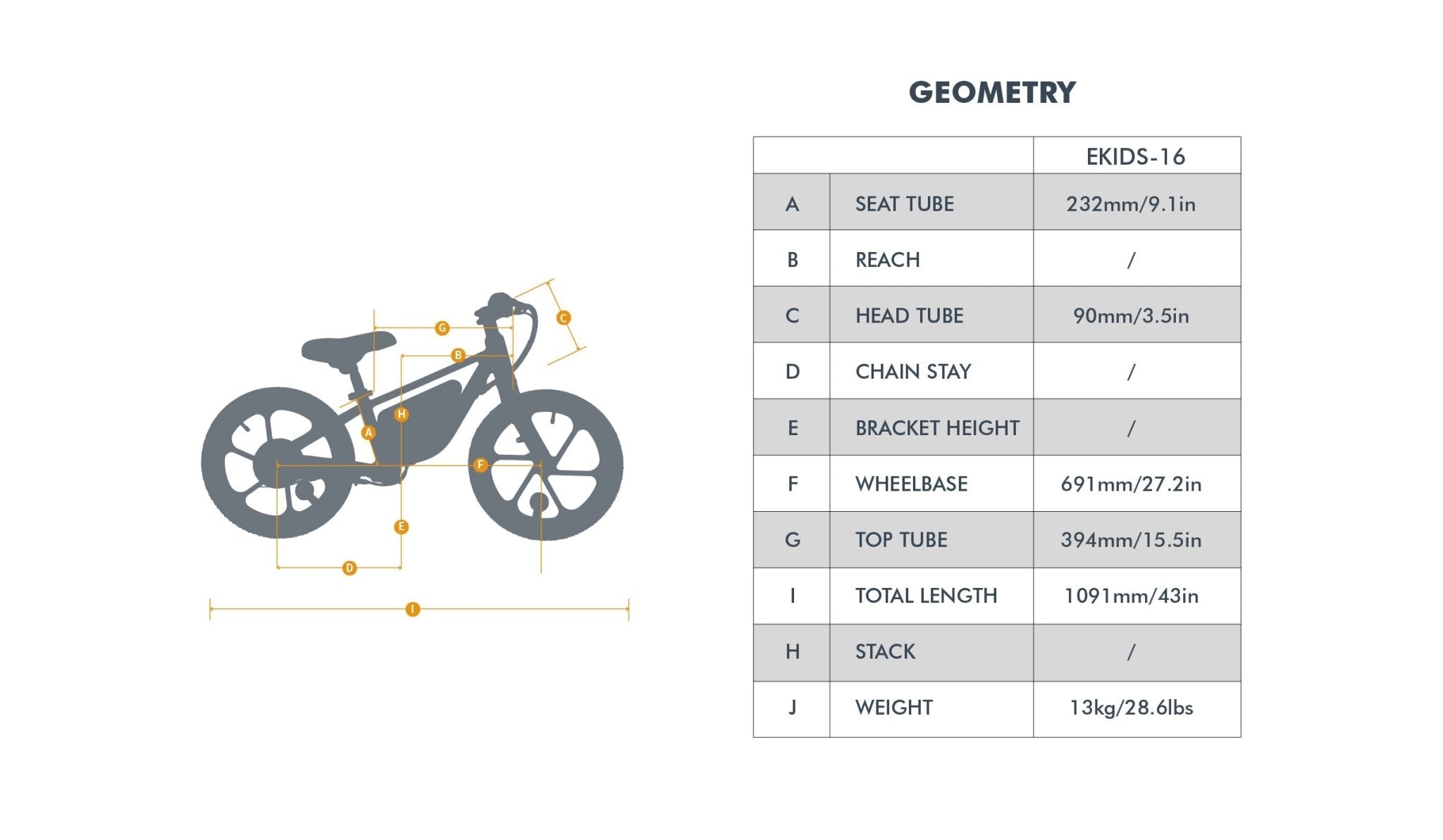 EKIDS16 1.0 - Electric Bicycle - EKIDS-16-BK eBike Super Shop