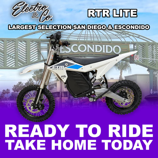 eMOTO Electro & Co ETM RTR Lite - White - Ready to Ride