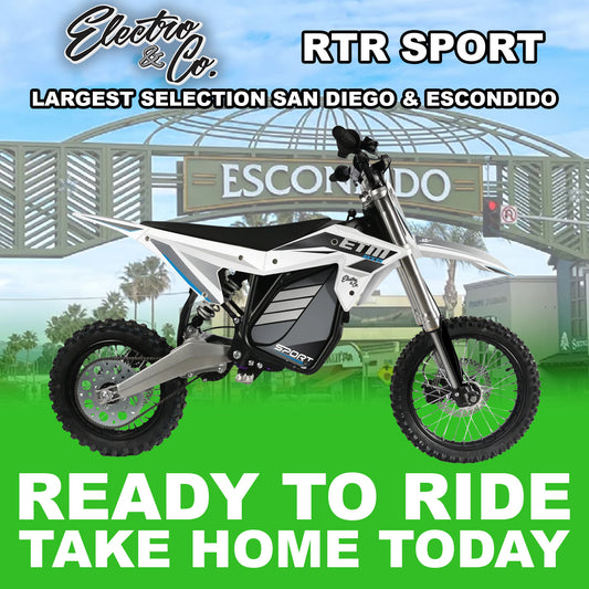 eMOTO Electro & Co ETM RTR Sport - White - Ready to Ride