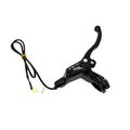 Front view of eMOTO Brake Assembly for SurRon Light Bee, showing the front brake master cylinder with attached lever and mounting hardware.