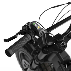 Super73 MZFT SE eMOTO eBike in Blackout color, shown inside its original packaging box