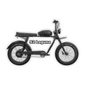 Super73 S2 Laguna eBike in black, shown in its box, product image