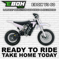 White eMOTO Ebox V3 60 electric bike, side view, displayed on a plain background.
