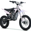 White eMOTO Ebox V3 60 electric dirt bike, side view, on a plain background
