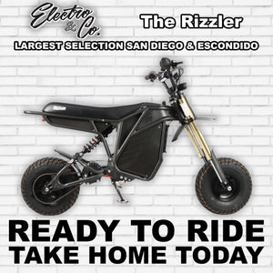 eMOTO Electro & Co The Rizzler electric bike in black, side view, product image