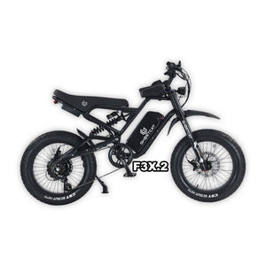 eMOTO GHOSTCAT F3X.2 Pro Blackout electric bike in box, product packaging, model number 810206240687
