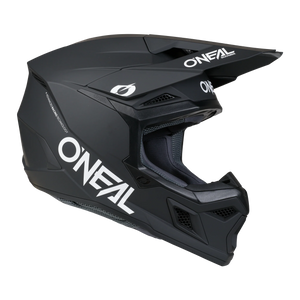 O'Neal 3 SRS eMOTO helmet, 2X Large, black and white classic design, product image, size 3